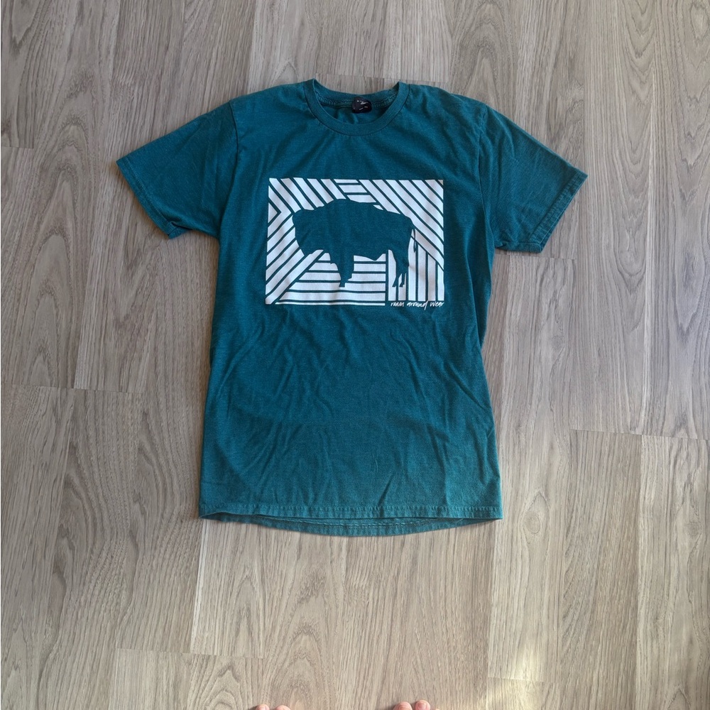 Teal Wyoming Shirt